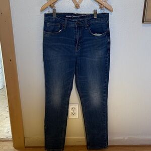 Old Navy Men's Straight Jeans in Dark Blue